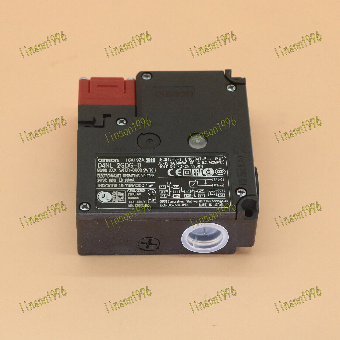 OMRON Electromagnetic Lock Switch D4NL-2GDG-B Safety Door Switch Fast Ship - OMRON