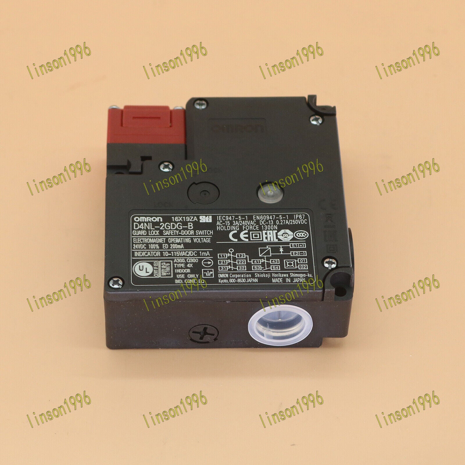 OMRON Electromagnetic Lock Switch D4NL-2GDG-B Safety Door Switch Fast Ship - OMRON