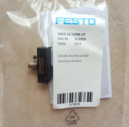 FESTO Electrical Connection Base VAVE-L1-1VR8-LP Spot Stock - FESTO