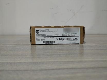 AB 1769-OW8I Compact 8 Port Output Module FW3.1 2022 New Factory Sealed - AB