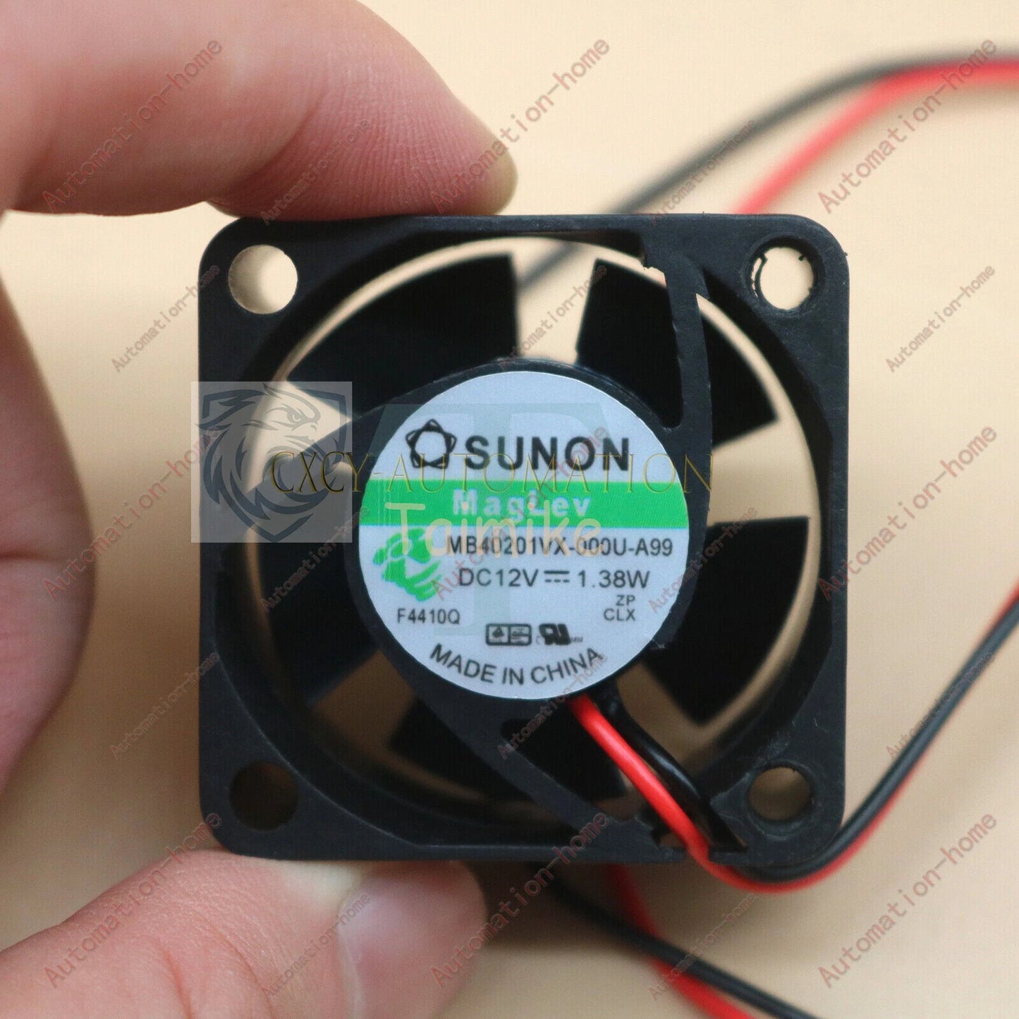 SUNON MB40201VX-000U-A99 12V 1.38W 4020 4CM 2-pin magnetic levitation fan