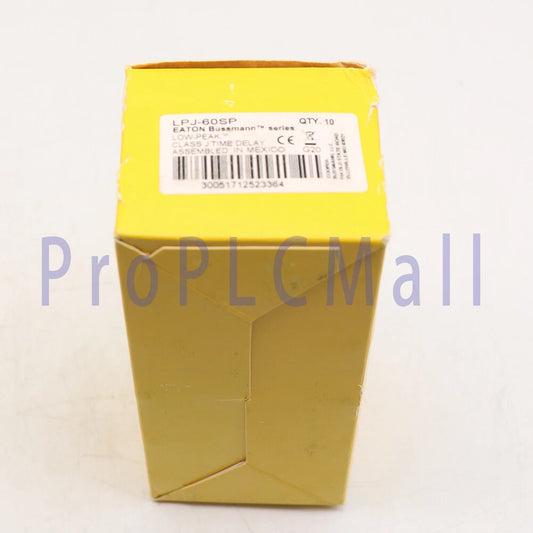 10PCS Bussmann LPJ-60SP (LPJ60SP) Fuse 60A Time Delay Class J Dual Element 600V