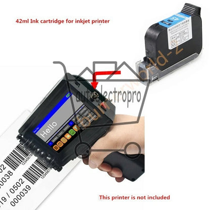 2588 2588+ 2588+M 12.7mm Quick-drying Ink Cartridge for Handheld Inkjet Printer