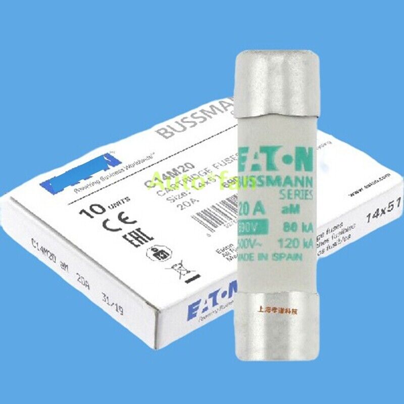 new 10PCS/Box C14M20 Cartridge Fuse 20A 690VAC 14*51mm