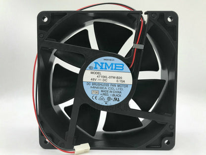 NMB 4715KL-07W-B20 DC48V 0.15A 12038 12CM 2-wire cooling fan