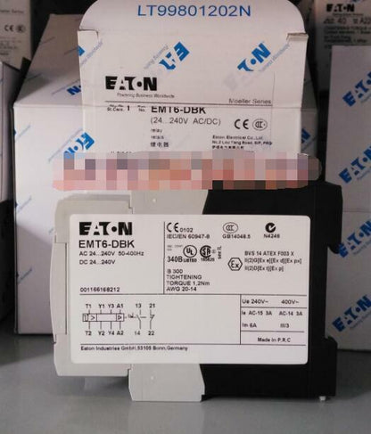 1PCS  Eaton Moeller EMT6-DBK EMT6DBK Relay 24-240VAC/DC In Box