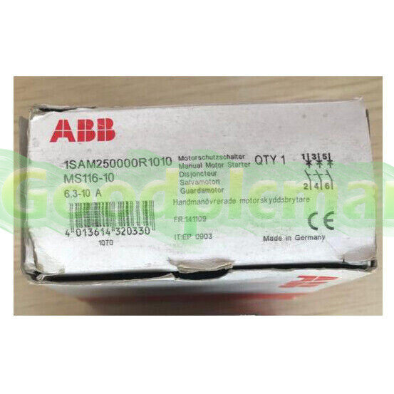 ABB MS116-10 6.3-10A Motor circuit breaker 1Pcs/