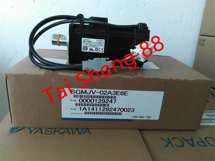 1PC YASKAWA AC SERVO MOTOR SGMJV-02A3E6E