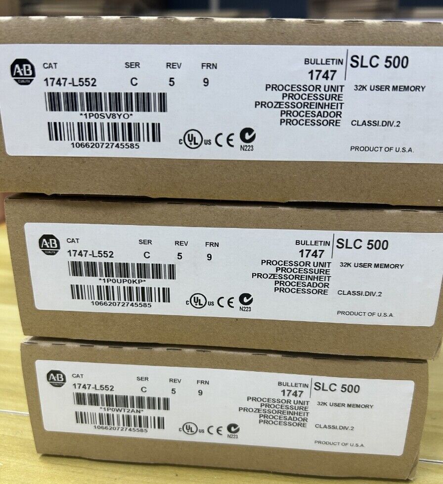 Allen-Bradley 1747-L552 SLC 500 Processor Unit - ALLEN-BRADLEY