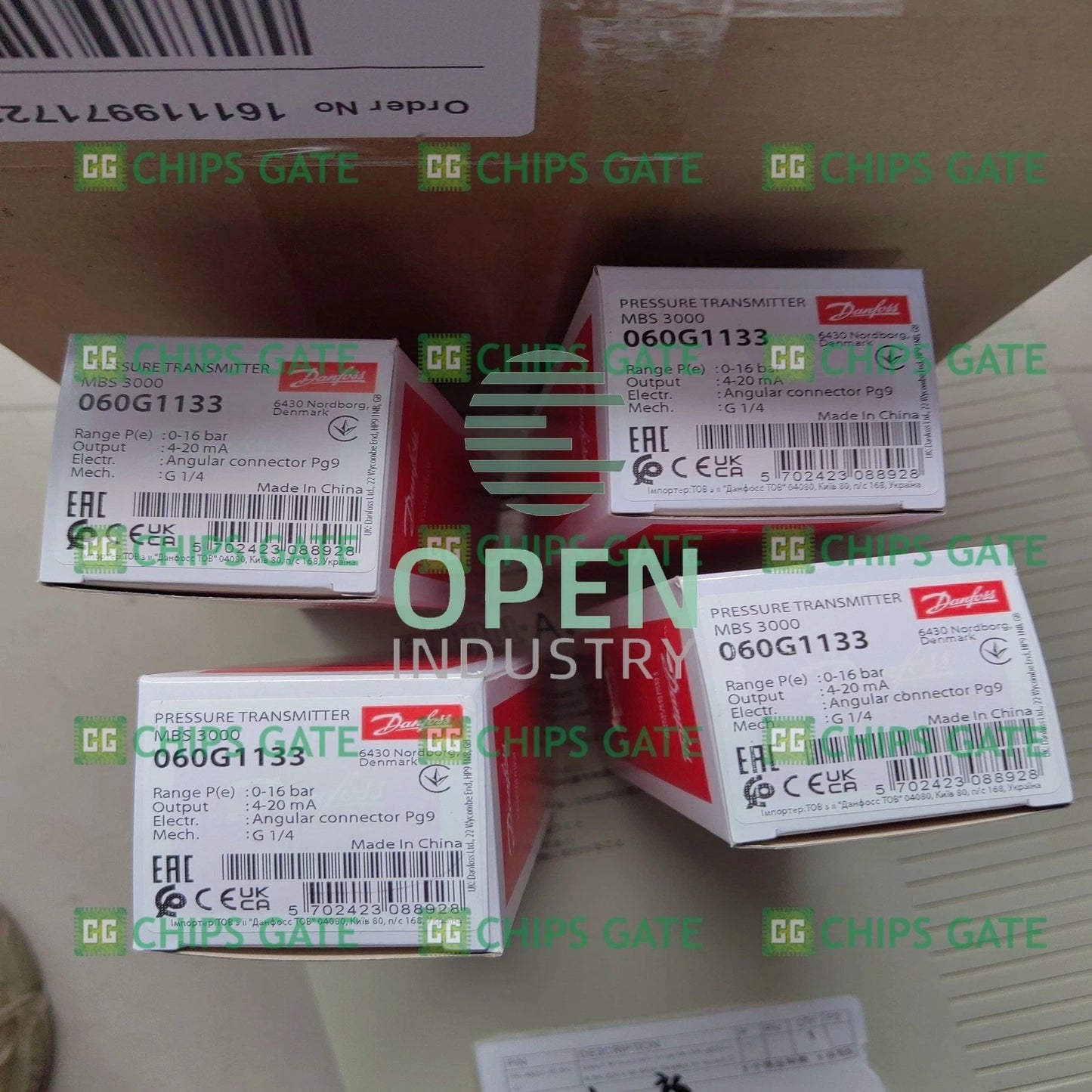 Danfoss pressure transmitter 060G1133