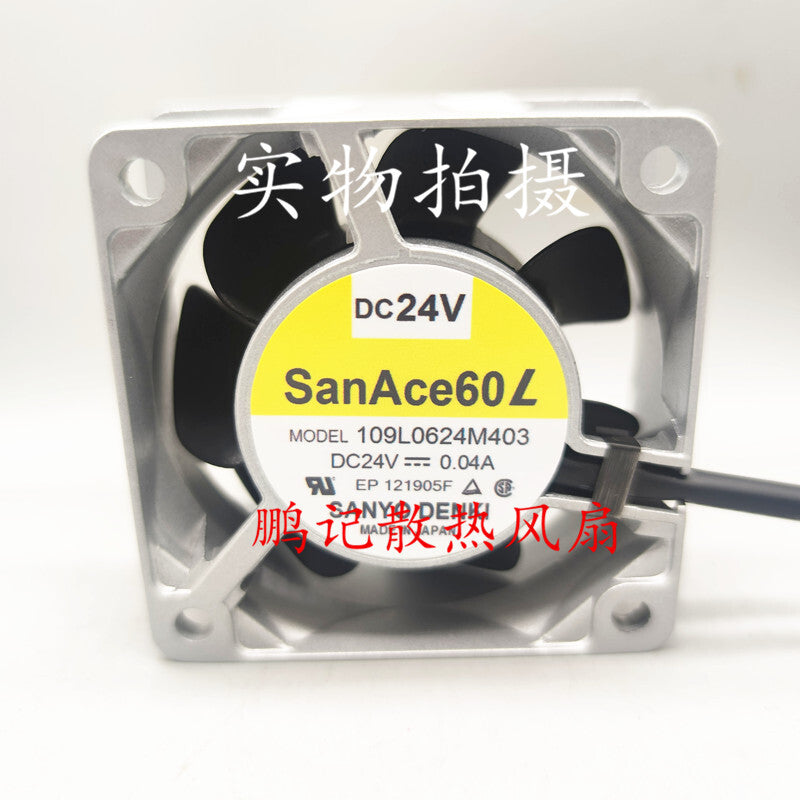 Sanyo 109L0624M403 24V 0.04A 6025 aluminum frame DC cooling fan