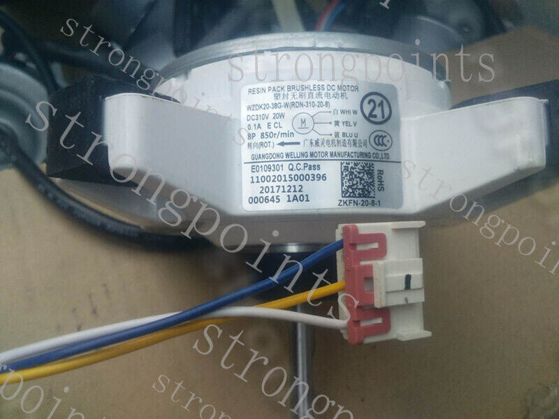 air conditioner motor WZDK20-38G-W (RDN-310-20-8) (brushless DC motor)~