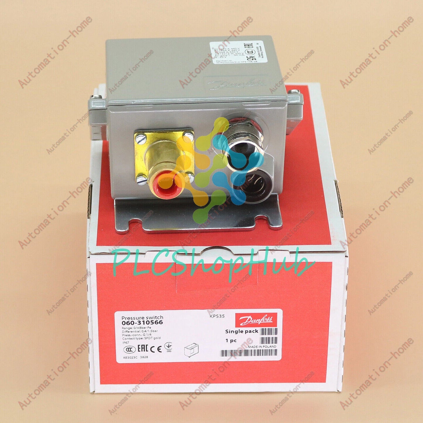 1PCS Danfoss Pressure switch KPS35 060-310566