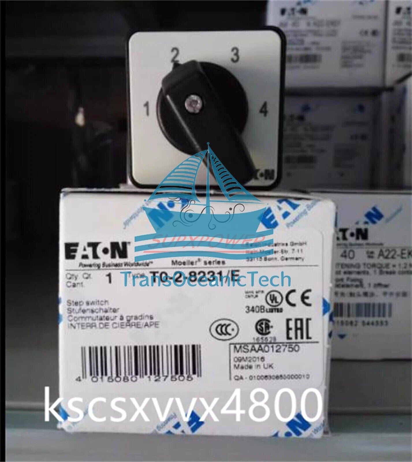 EATON CAM switch T0-2-8231/E (1PCS)