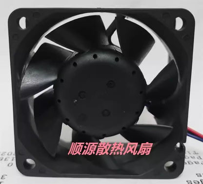 MECHATRONICS F6025E24B2 RSR DC24V 0.125A 6CM 3-Wire Dual Ball Inverter Cooling F