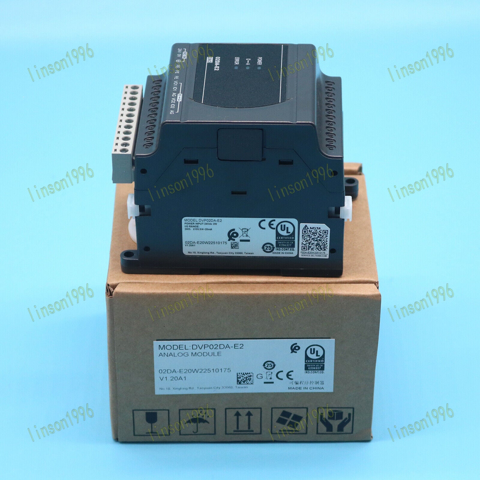 New One DELTA DVP02DA-E2 ES2 Series Analog Expansion Module - ONE