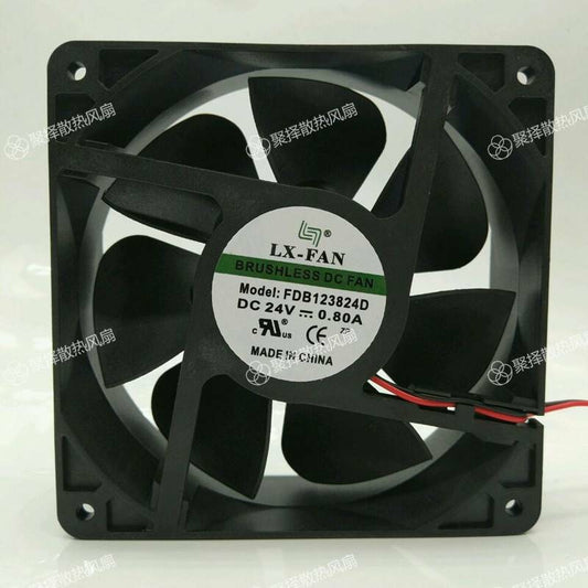 LX-FAN FDB123824D 12038 24V 0.80A aluminum frame inverter cooling fan