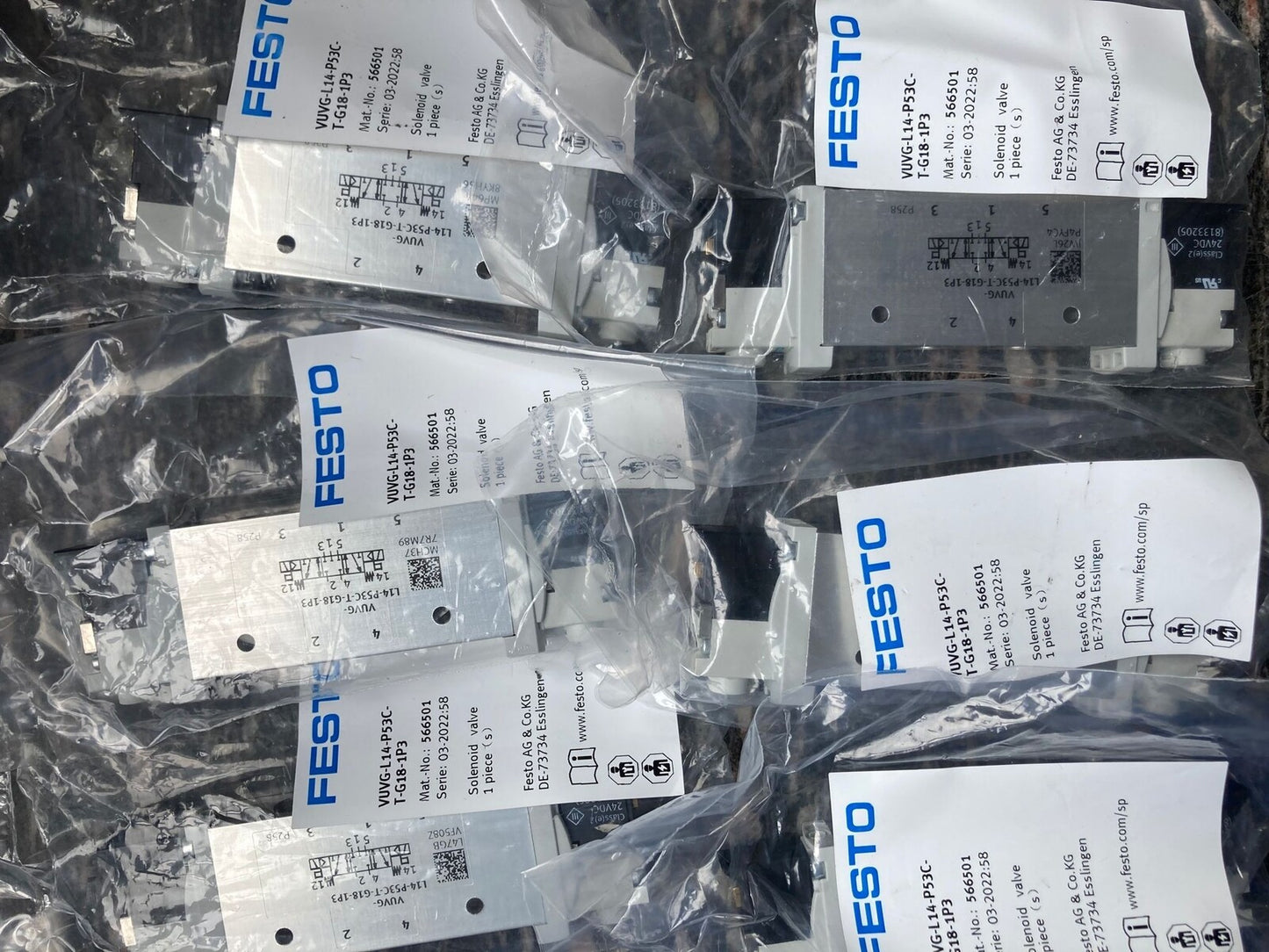 1PC FESTO 566501 VUVG-L14-P53C-T-G18-1P3 Free shipping