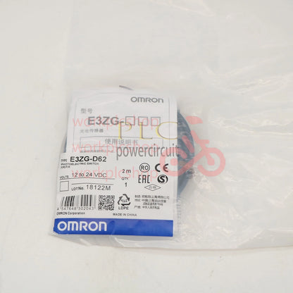 Omron E3ZG-D62 Photoelectric Sensor 2M 12-24VDC N ew 1PCS