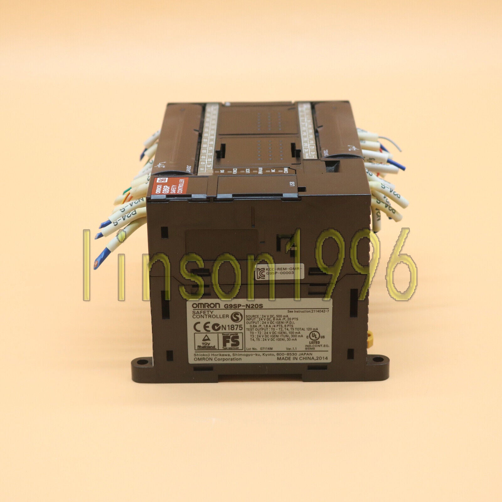 used OMRON G9SP-N20S Safety Controller in good condition - OMRON