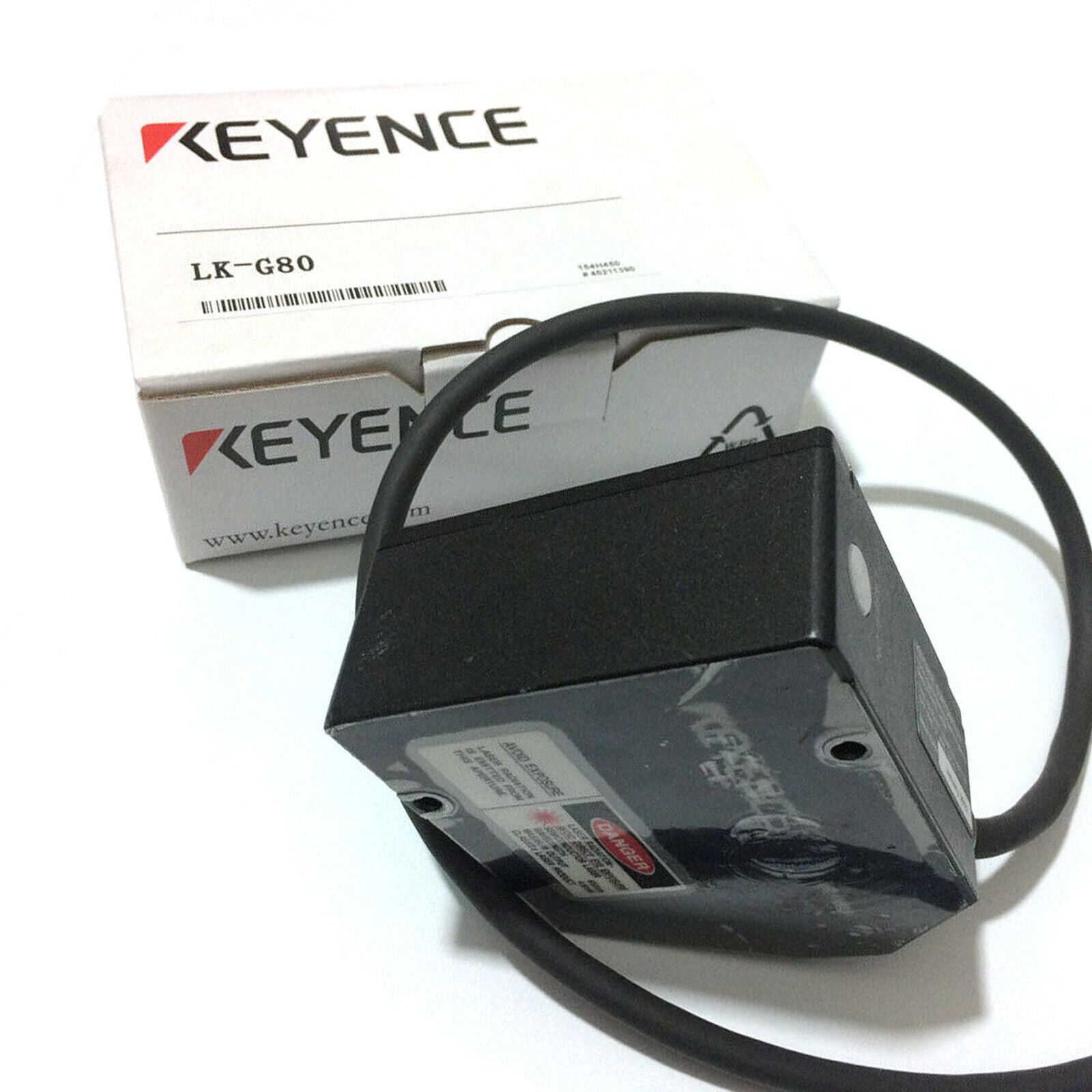 new Keyence LK-G80 High Speed High Accuracy CCD Laser Displacement Sensor Head Spot