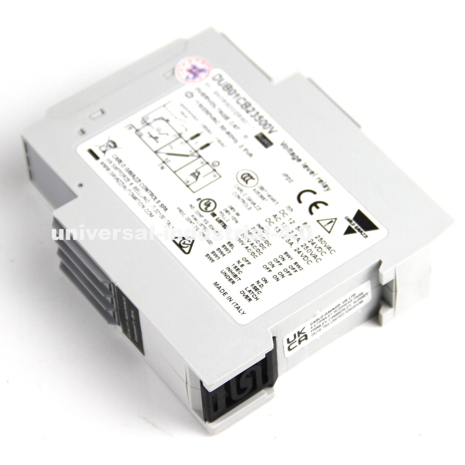 Carlo Gavazzi Voltage Monitoring Relay for DIN Rail Mount - CARLO GAVAZZI