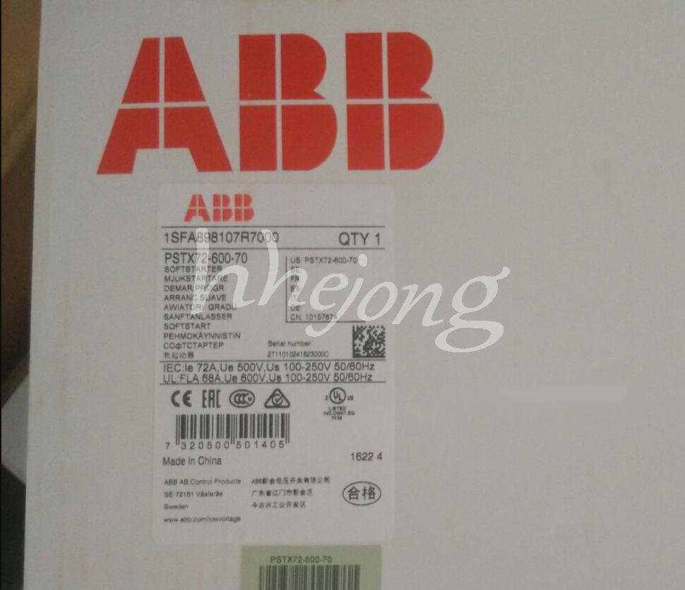 ABB Soft Starter PSTX72-600-70 1SFA898107R7000 - ABB