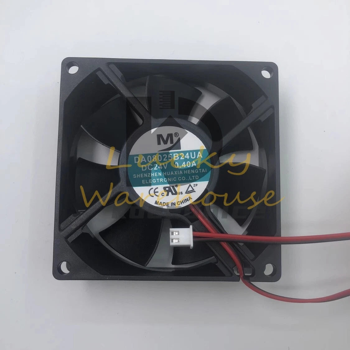 1PCS DA08025B24UA 8025 DC24V 0.4A 2-Wire Inverter Cooling Fan