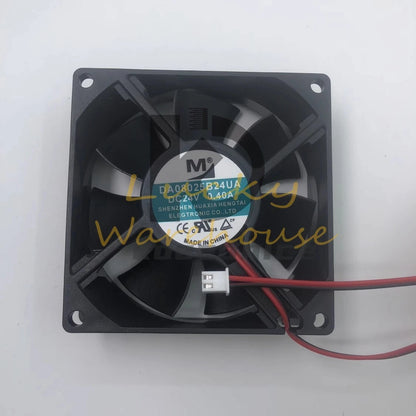 1PCS DA08025B24UA 8025 DC24V 0.4A 2-Wire Inverter Cooling Fan