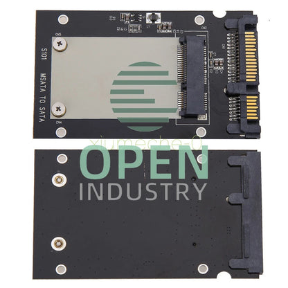 Black Mini Pcie PCI-E SSD mSATA to 2.5" SATA3 Convertor mSATA-SATA Adapter Card