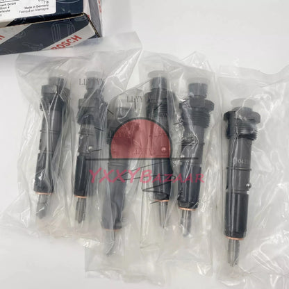 6PCS BOSCH 300 Marine Injectors for 12 Valve 5.9L Cummins +50HP 0432133864 ~
