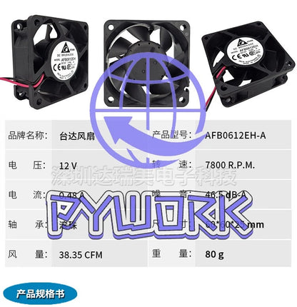 1Pcs AFB0612EH-A cooling fan~