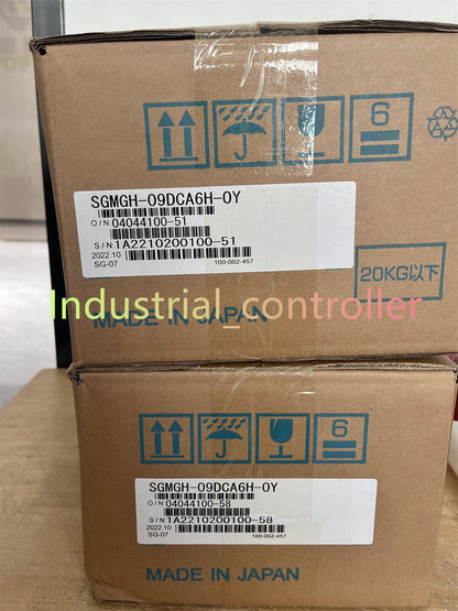 New 1PC Yaskawa SGMGH-09DCA6H-OY Servo Motor: High Performance Motor - YASKAWA