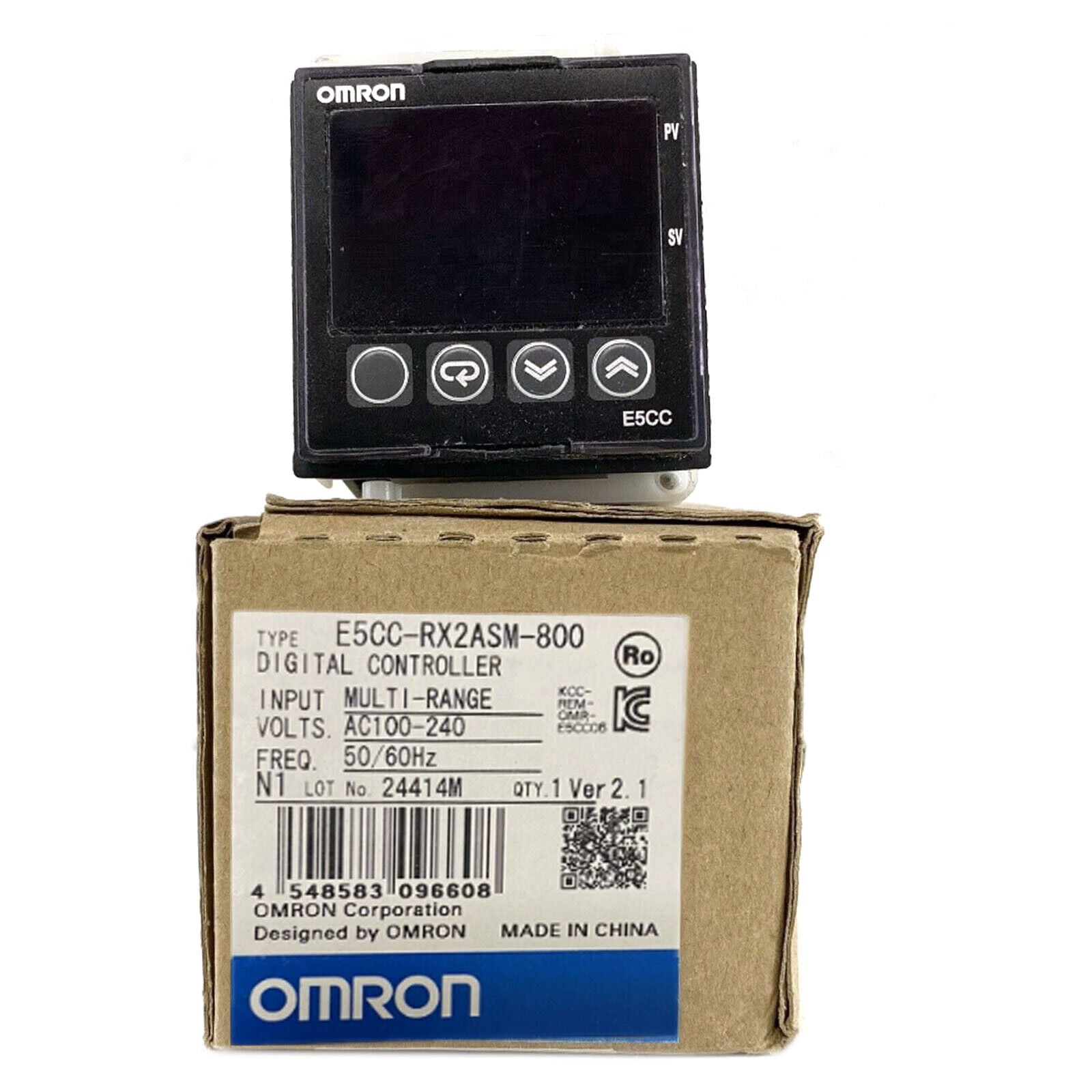 Omron E5CC-RX2ASM-800 Temperature Controller 100-240VAC - OMRON