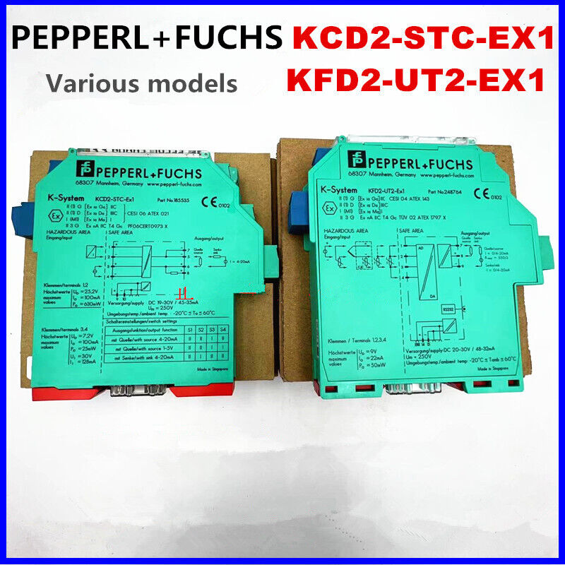 new 1pcs PEPPERL+FUCHS Safety Barrier KCD2-STC-EX1 KFD2-UT2-EX1 SR2-EX1.W STC4-EX2 - PEPPERL+FUCHS