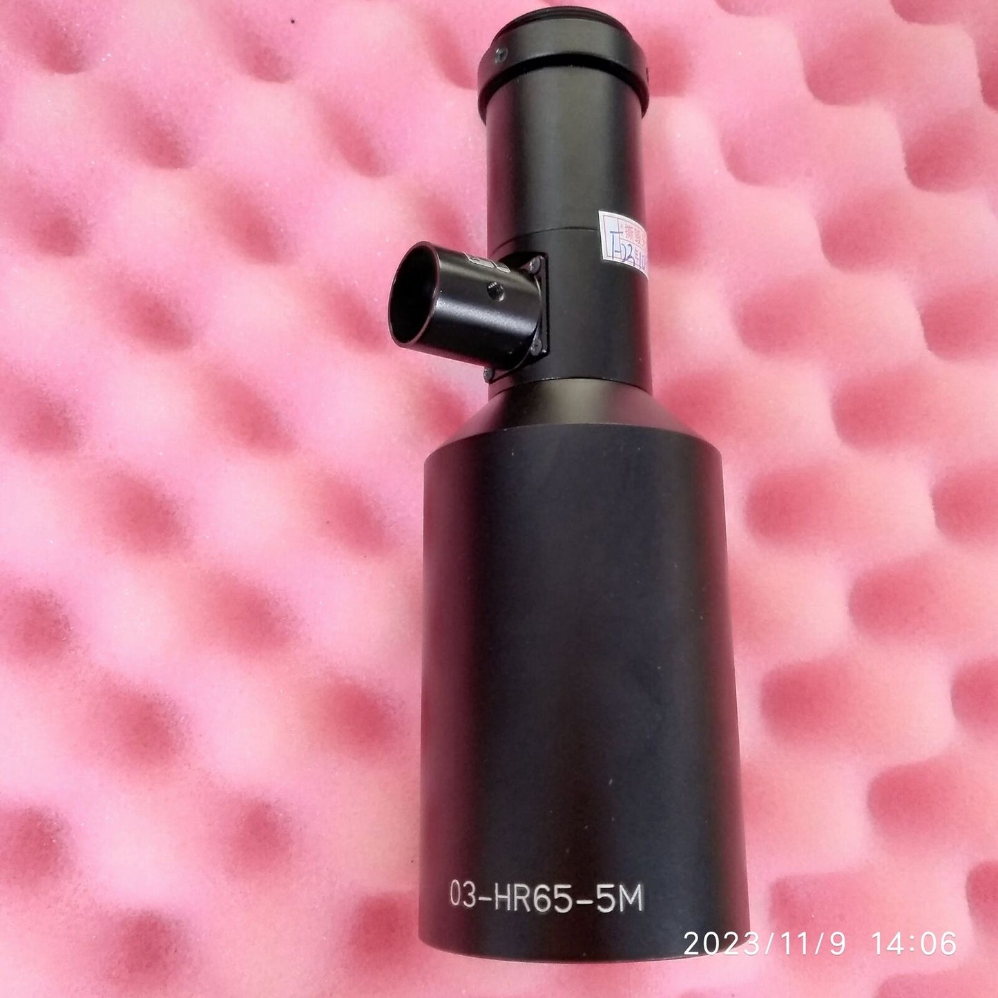 used 1pc MORITEX MML03-HR65D-5M large target surface coaxial optical telecentric lens - MORITEX