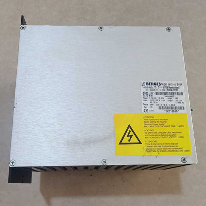 used 1PC BERGES Servo Drive ACM-D2 0.75KW - BERGES