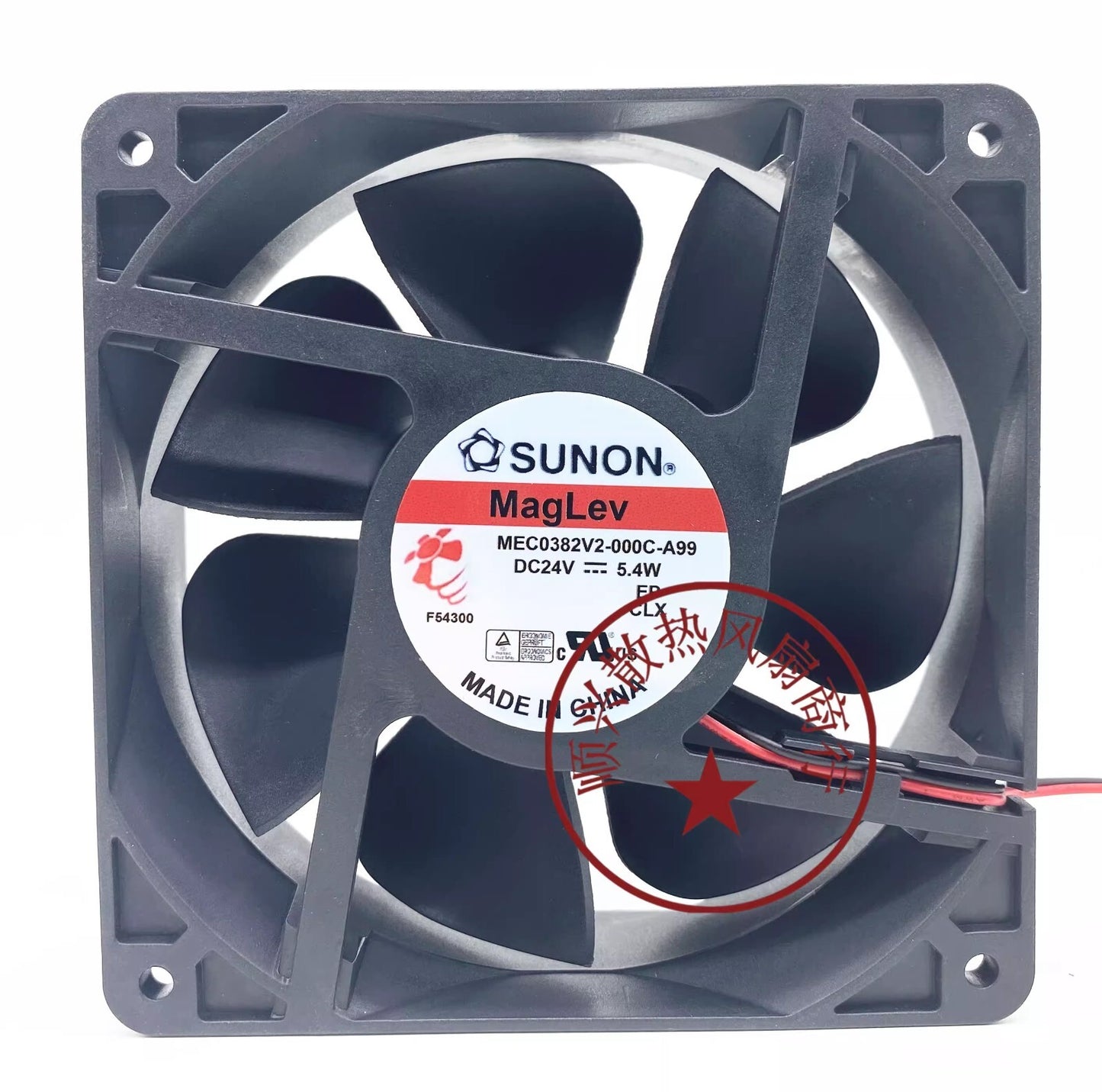SUNON MEC0382V2-000C-A99 12038 DC24V 5.4W 12CM 2-Wire Inverter Cooling Fan