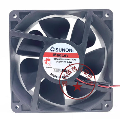 SUNON MEC0382V2-000C-A99 12038 DC24V 5.4W 12CM 2-Wire Inverter Cooling Fan