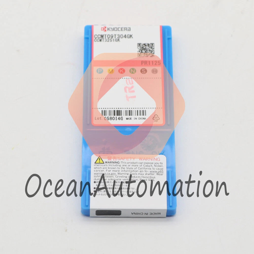 10PCS Kyocera CNC Blade CCMT09T304GK PR1125