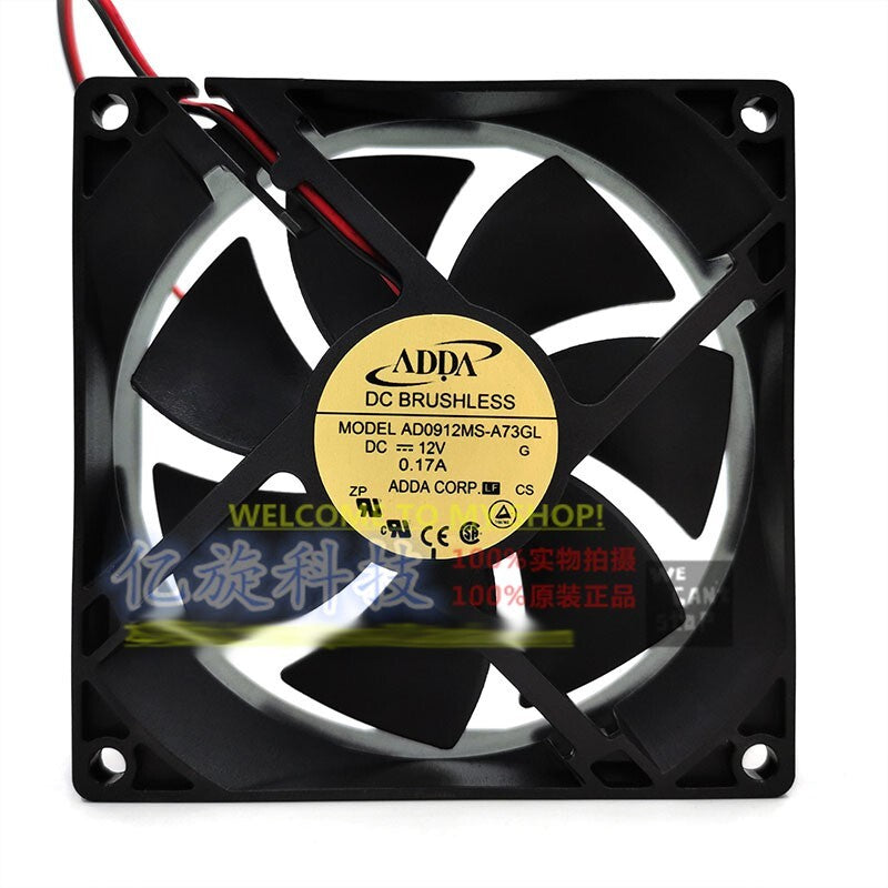 ADDA AD0912MS-A73GL 9025 12V0.17A 9CM Silent chassis cooling fan