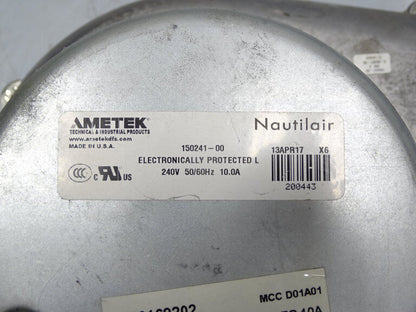 AMETEK 150241-00 BLOWER Blower, Industrial Blower for Air Applications, High-Pressure Air Blower - AMETEK