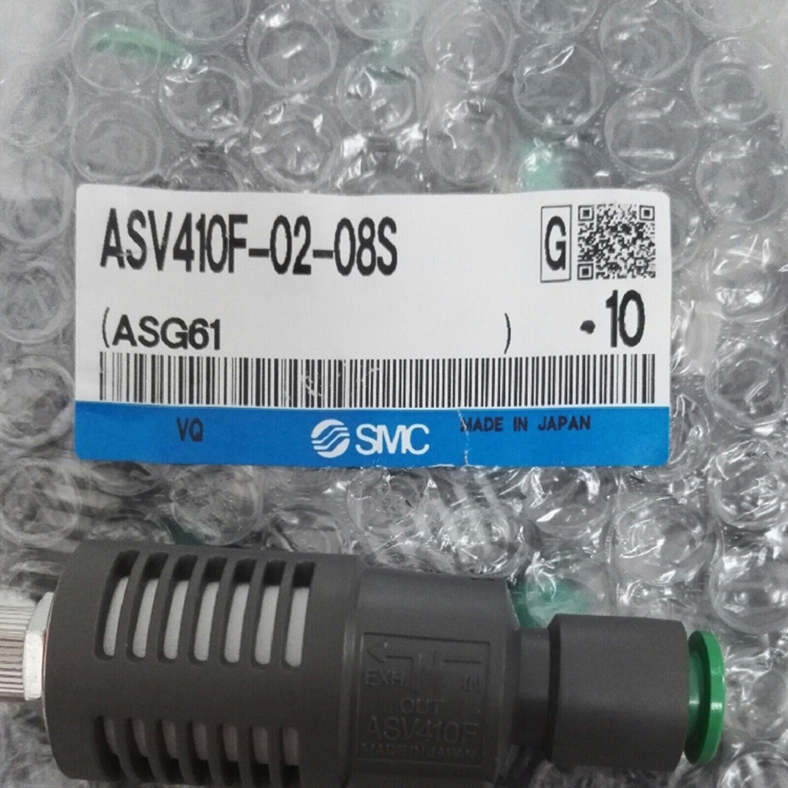 1Bag 10PC SMC ASV410F-02-08S Regulating Throttle - SMC