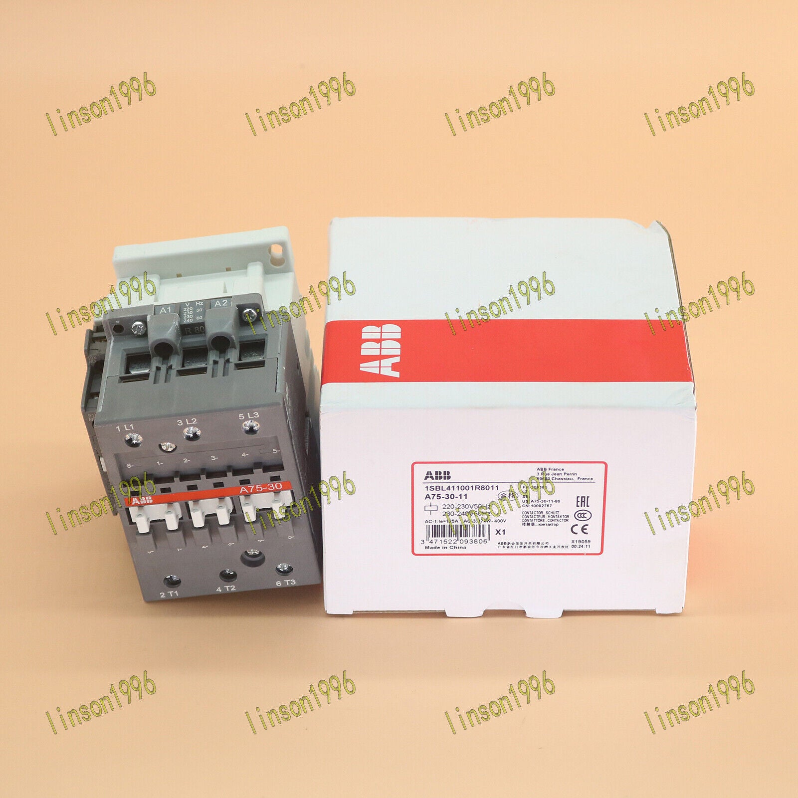 ABB AC Contactor A75-30-11 110V Fast Delivery - ABB