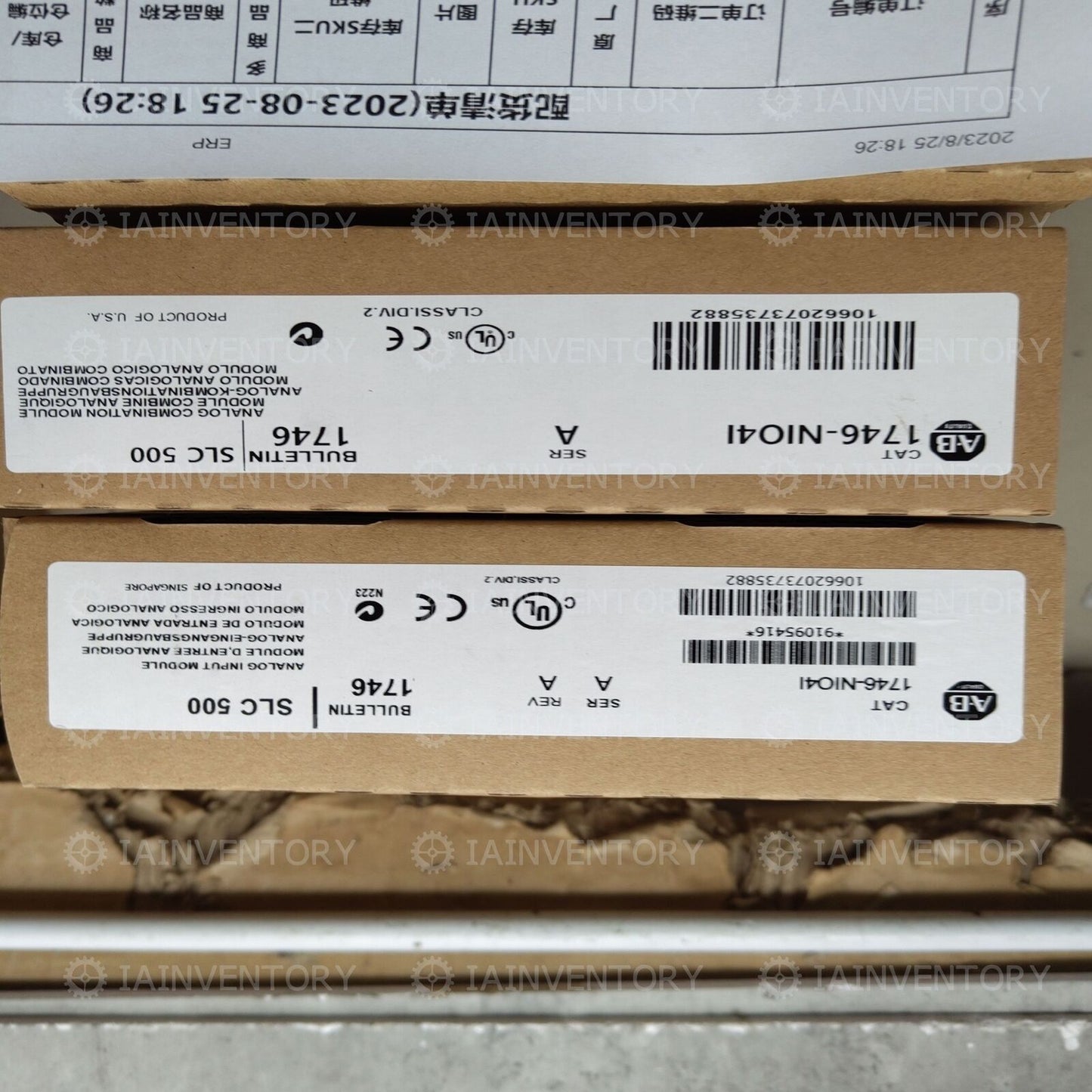 Allen Bradley Module 1746-NO4I - High-Performance Industrial Control Module with 4I Input/Output Expansion - ALLEN BRADLEY