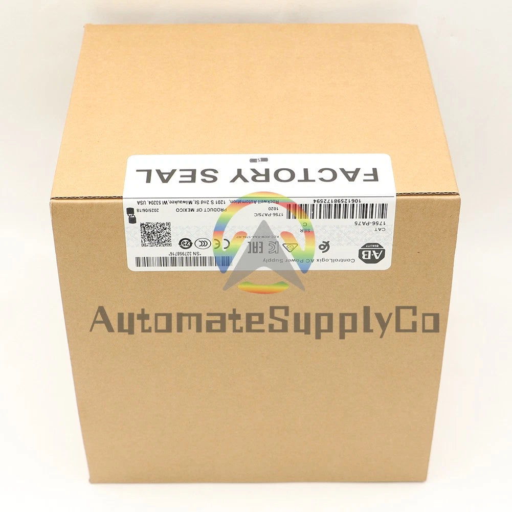1PCS Factory Sealed AB 1756-PA75 ControlLogix AC Power Supply 1756PA75 #CO