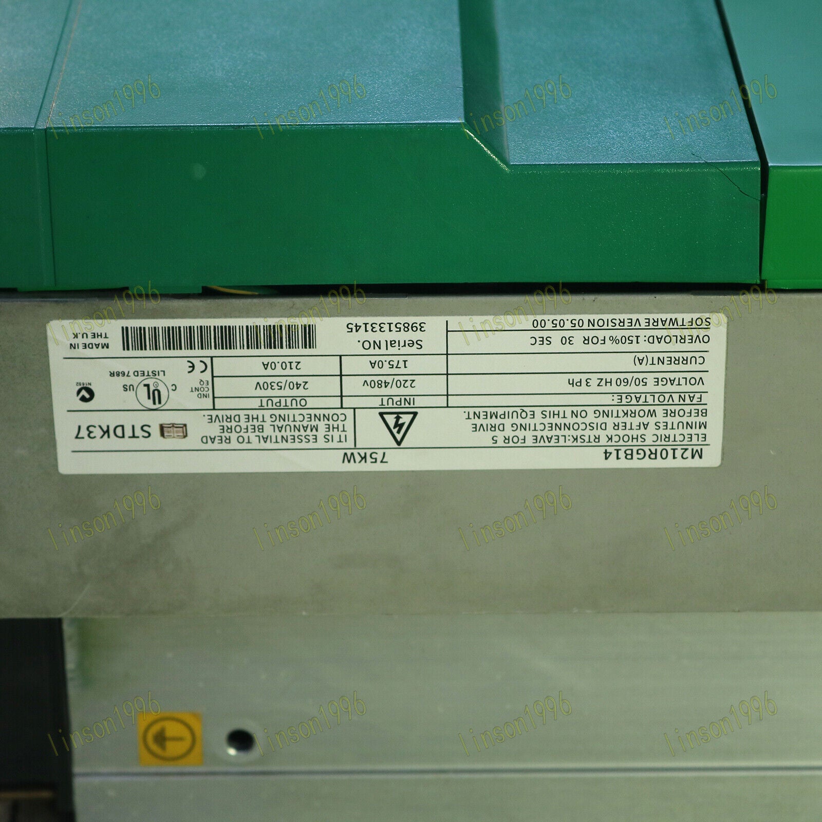 Used One Emerson CT M210RGB14 75KW 210A Fast - EMERSON
