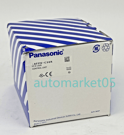 new PANASONIC- AFPX-C30R -CONTROL UNIT FP-X C30R AFPX-COM5 -COMMUNICATION CASSETTE - PANASO