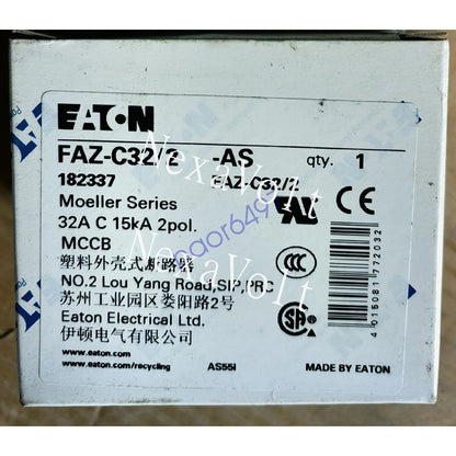 1piece EATON MOELLER Miniature Breaker FAZ-C32/2 32AMP Free ship