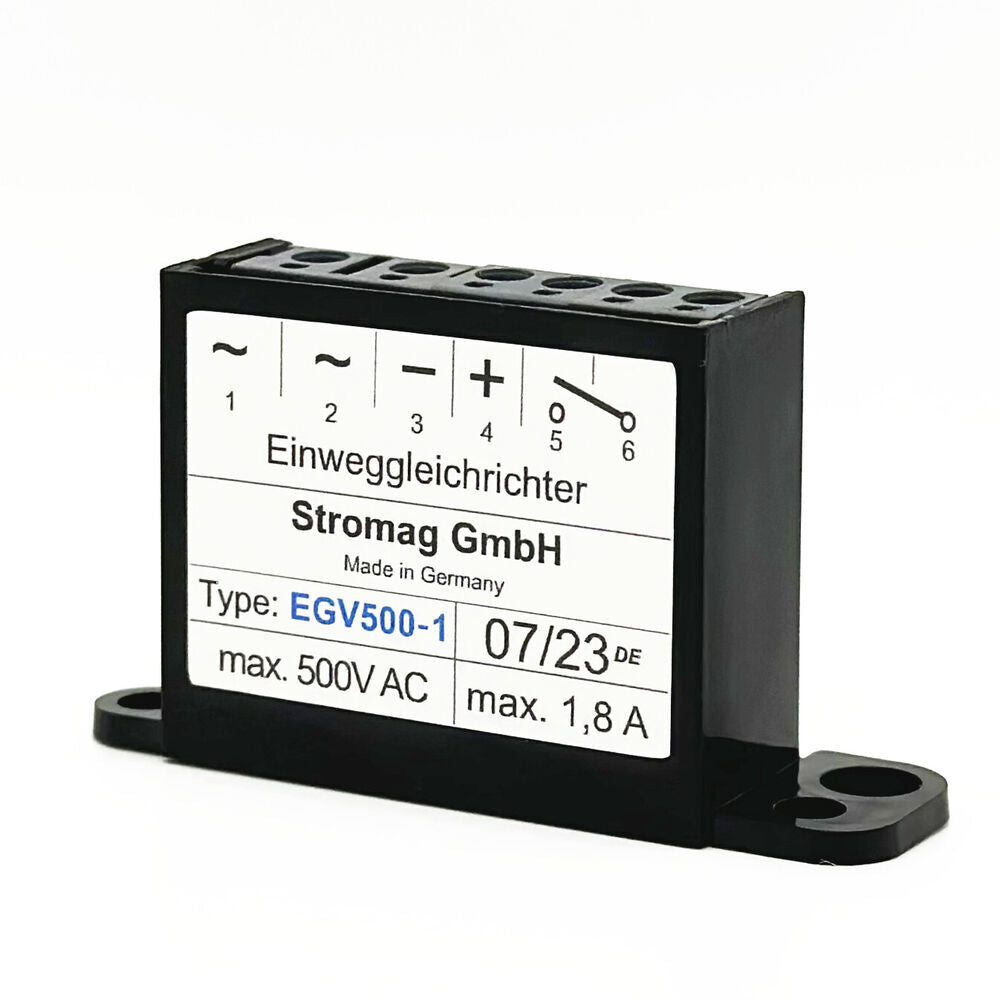 1X EGV500-1 500VAC 1,8A brake Rectifier EGV 500-1 Einweggleichrichter